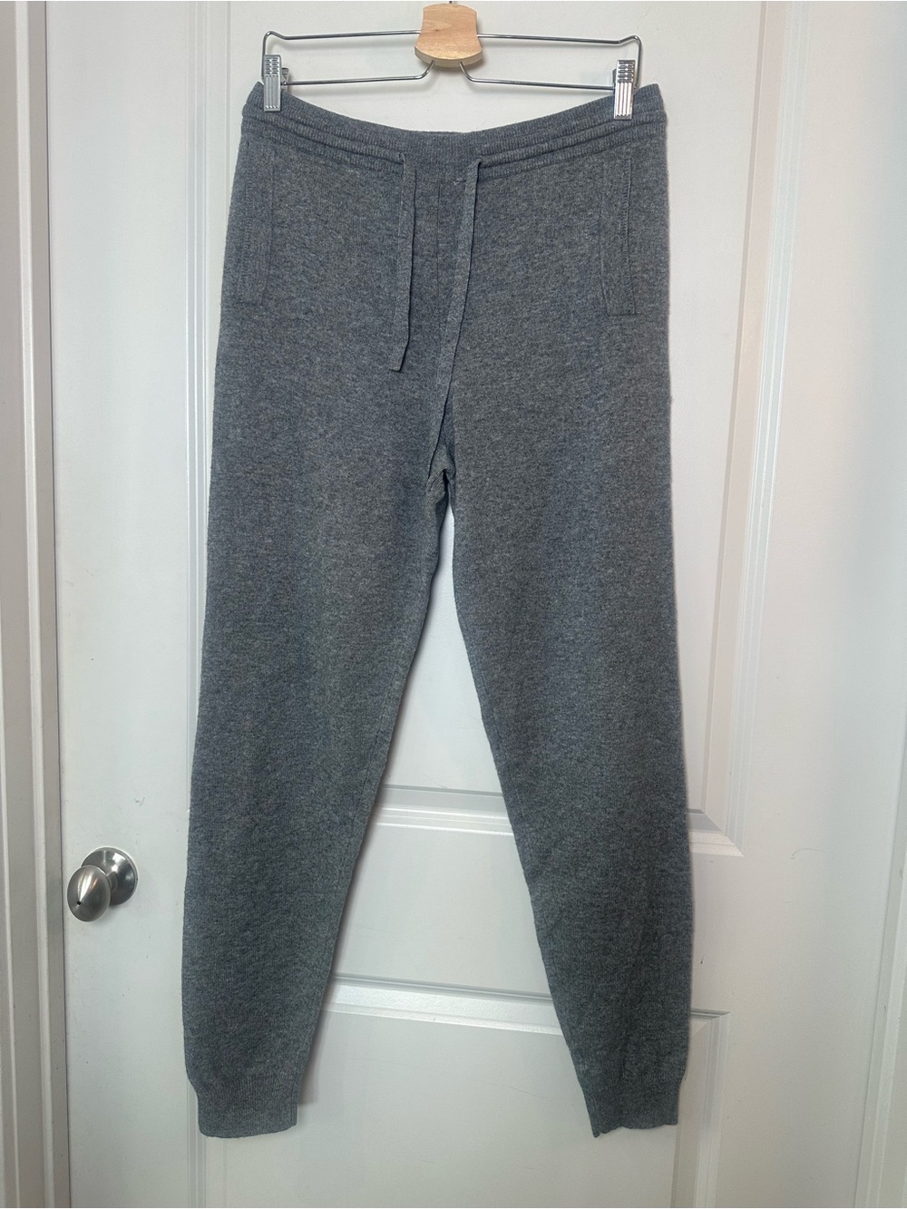 MAXMARA Leisure Cashmere Blend Grey Athleisure Jogger Pants,